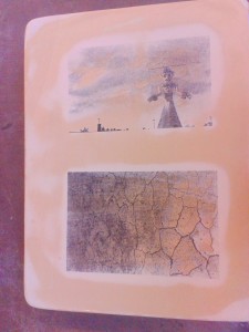 Xerox Transfer on Stone